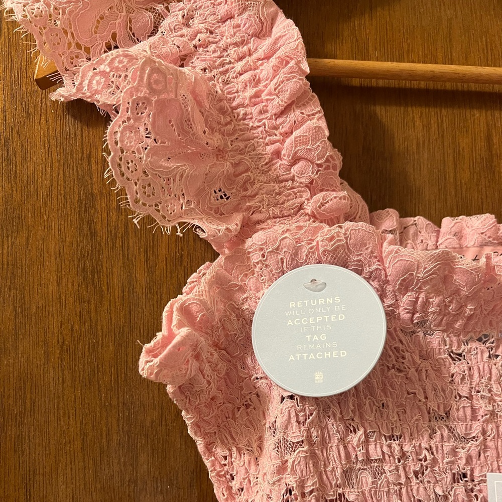 Hill House Pink Lace Ellie Nap Midi Dress Sz S‎ Collectors Edition Cottagecore - Picture 10 of 14